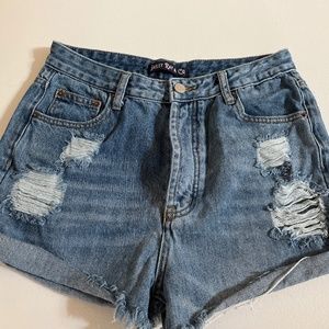 Bailey Ray Co vintage spirit denim shorts, jean shorts, women size 8